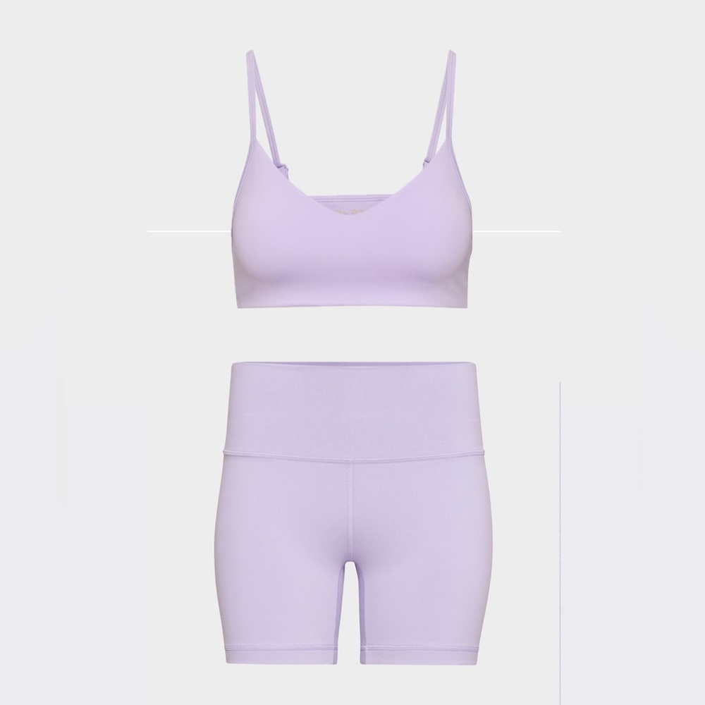 Aritzia Purple Workout Set